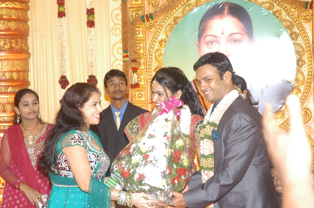 Actor Radharavi son wedding reception stills | Picture 40864